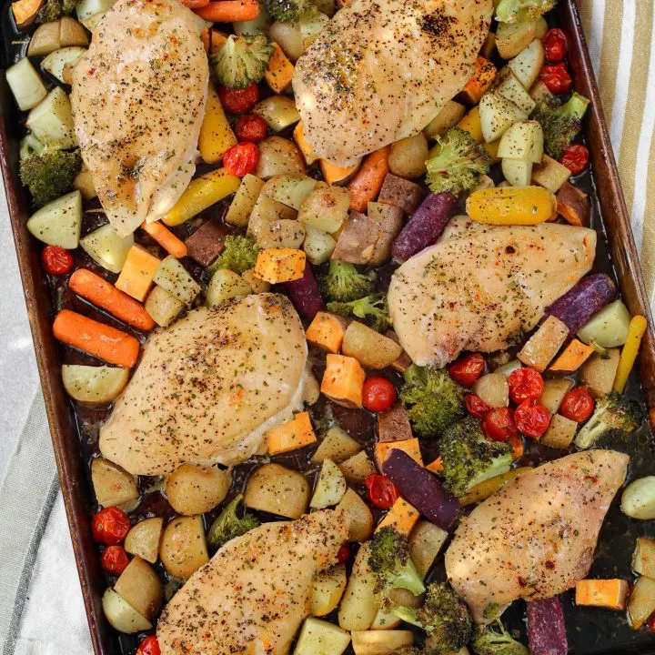 One Pan Ranch Chicken and Veggies - Jen Around the World