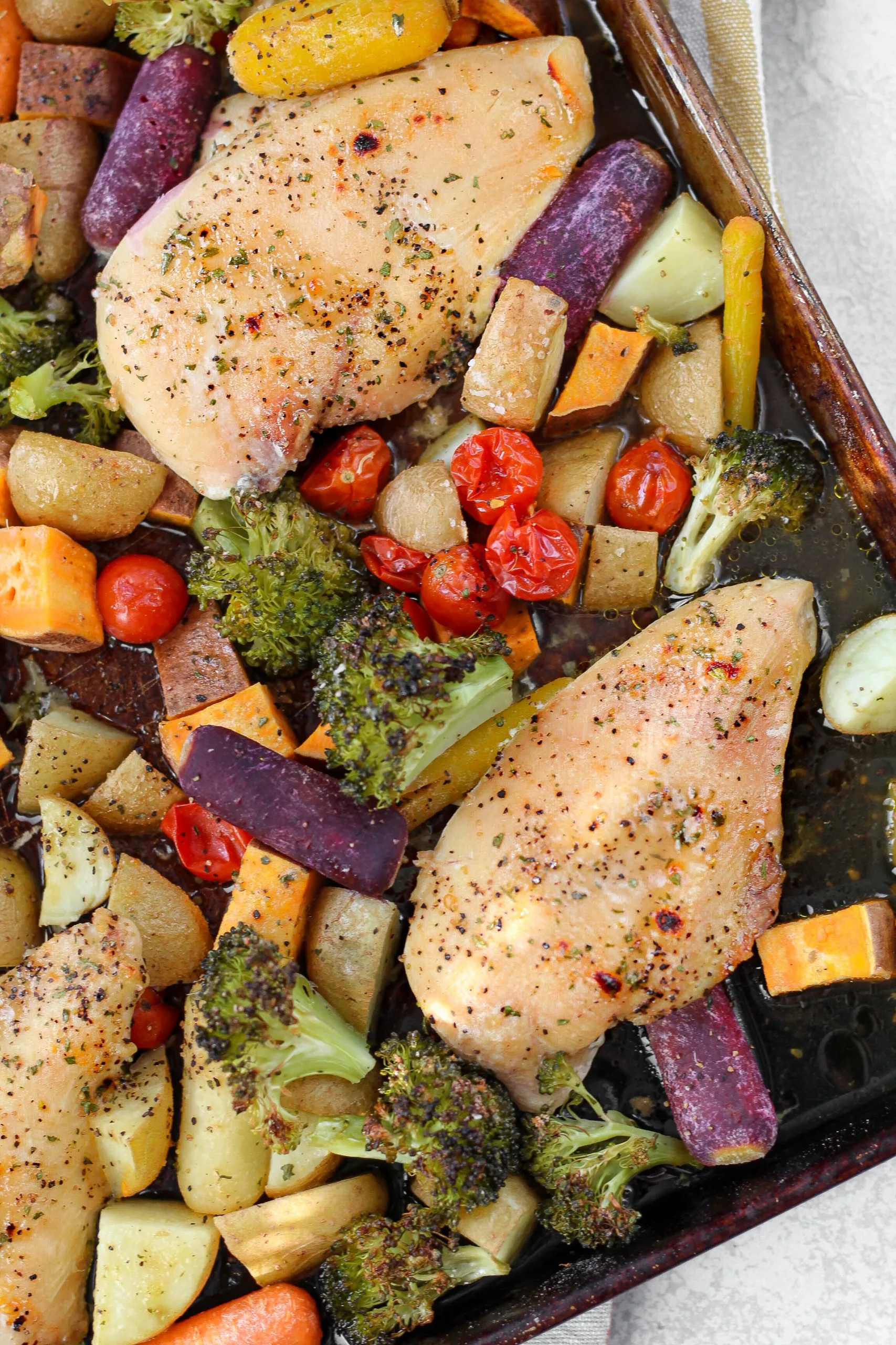 One Pan Ranch Chicken and Veggies - Jen Around the World