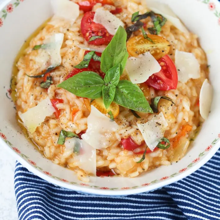 Tomato Basil Risotto