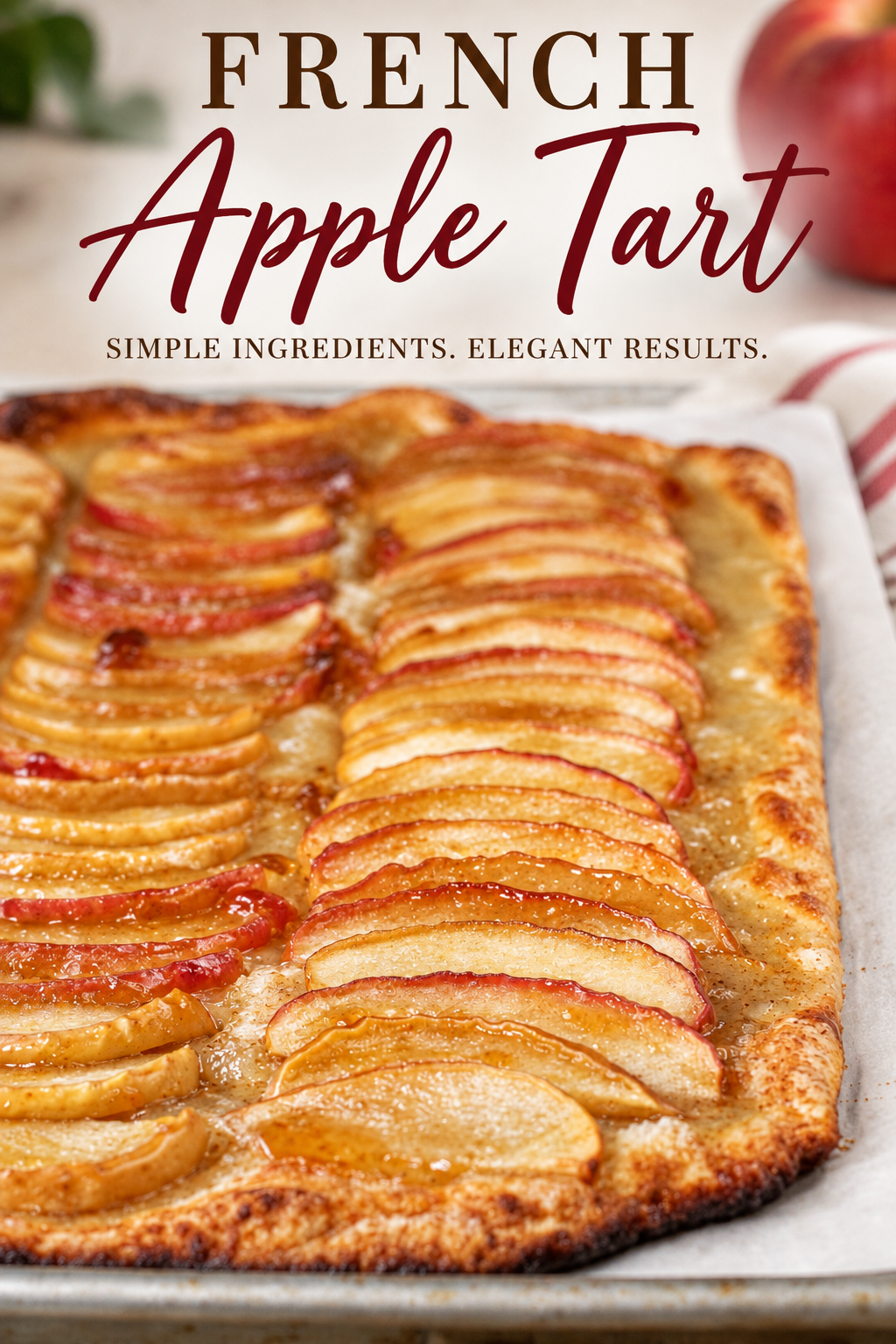 french apple tart