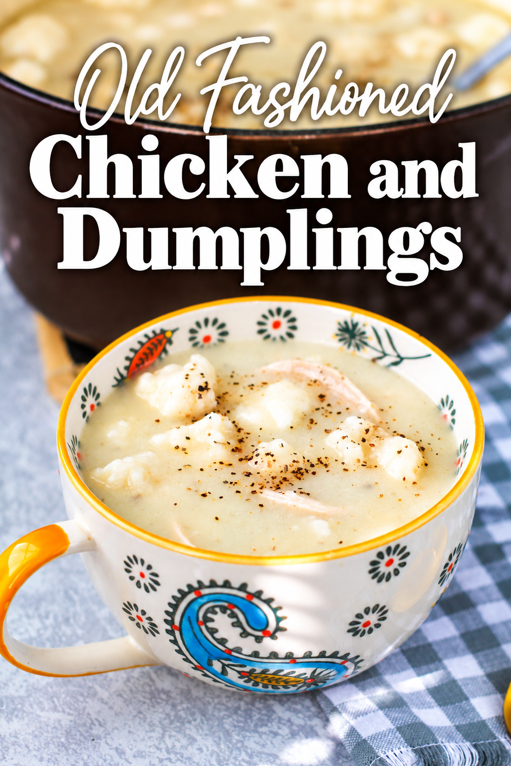 old fashioned chicken and dumplings