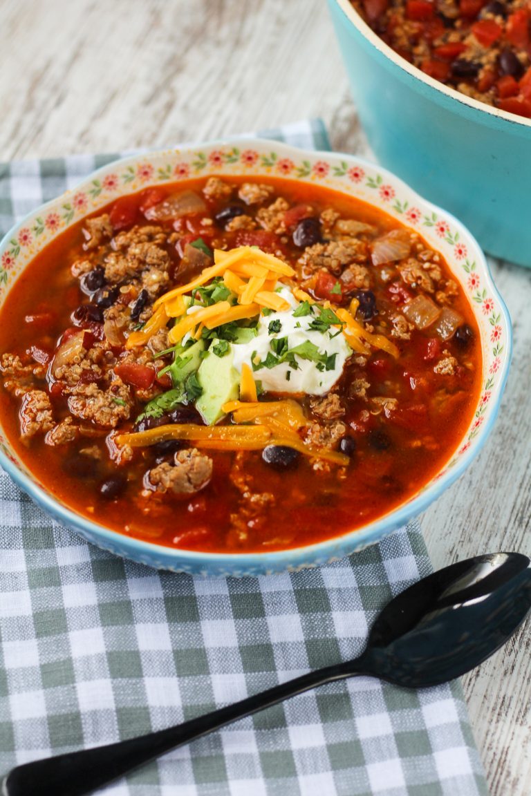 Clean Eating: Turkey and Quinoa Chili