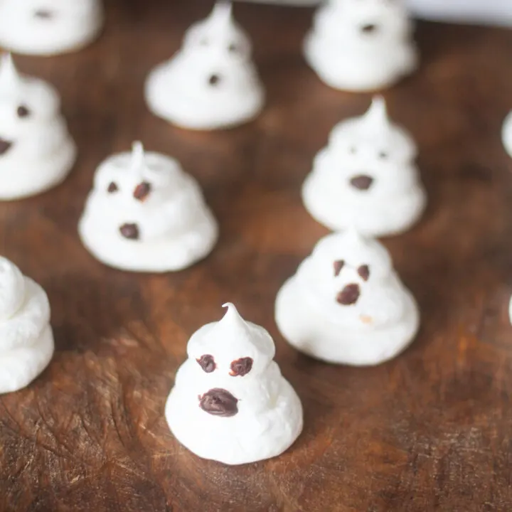 Ghost Meringue Cookies 