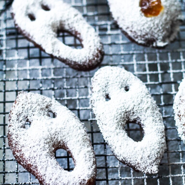 Jelly Filled Ghost Donuts
