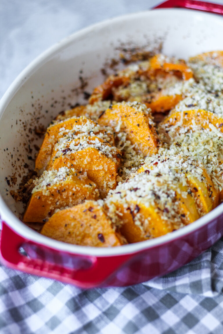 Parmesan Butternut Squash Gratin
