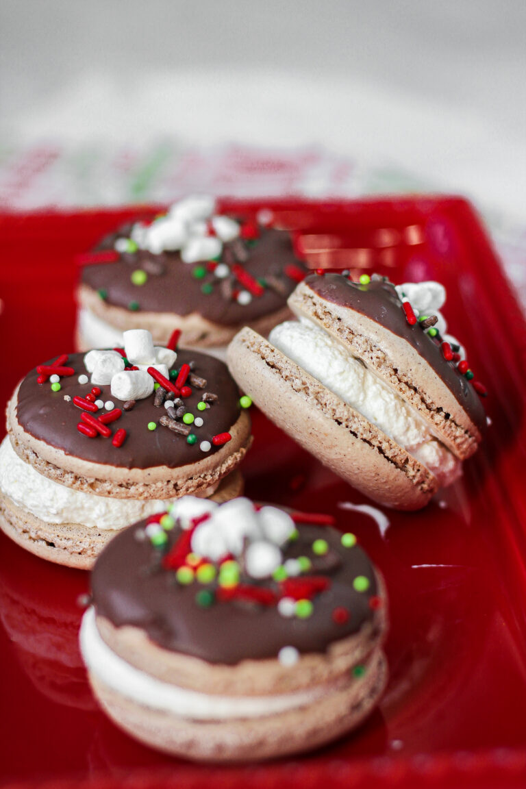 Hot Chocolate Macarons