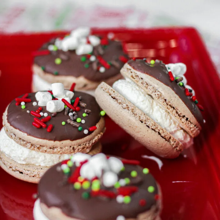 Hot Chocolate Macarons