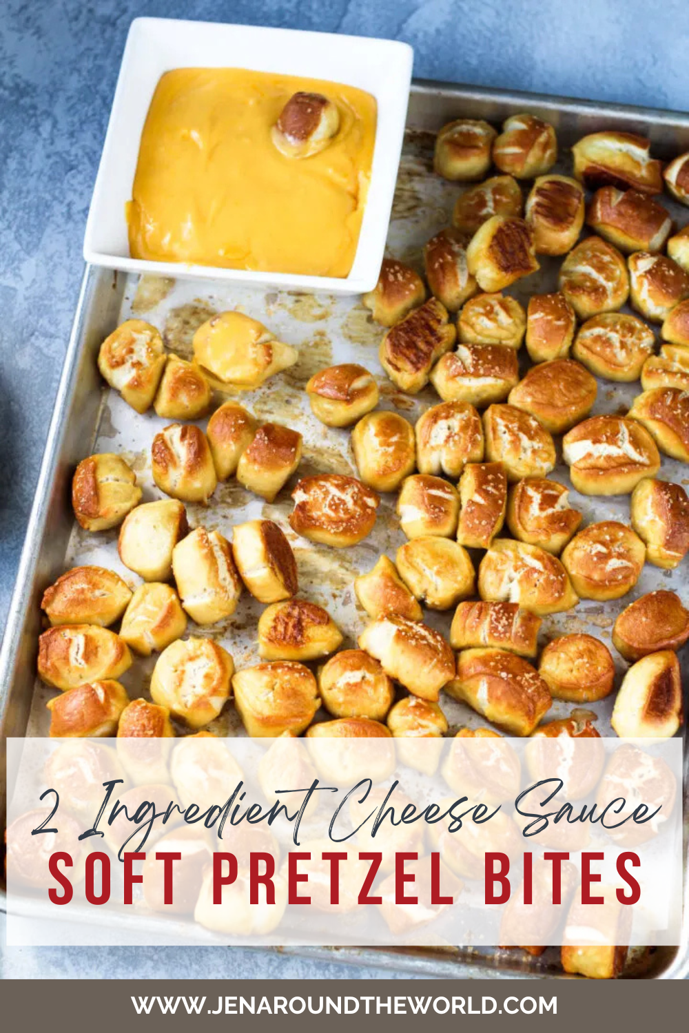 Pretzel Bites with Cheese Sauce