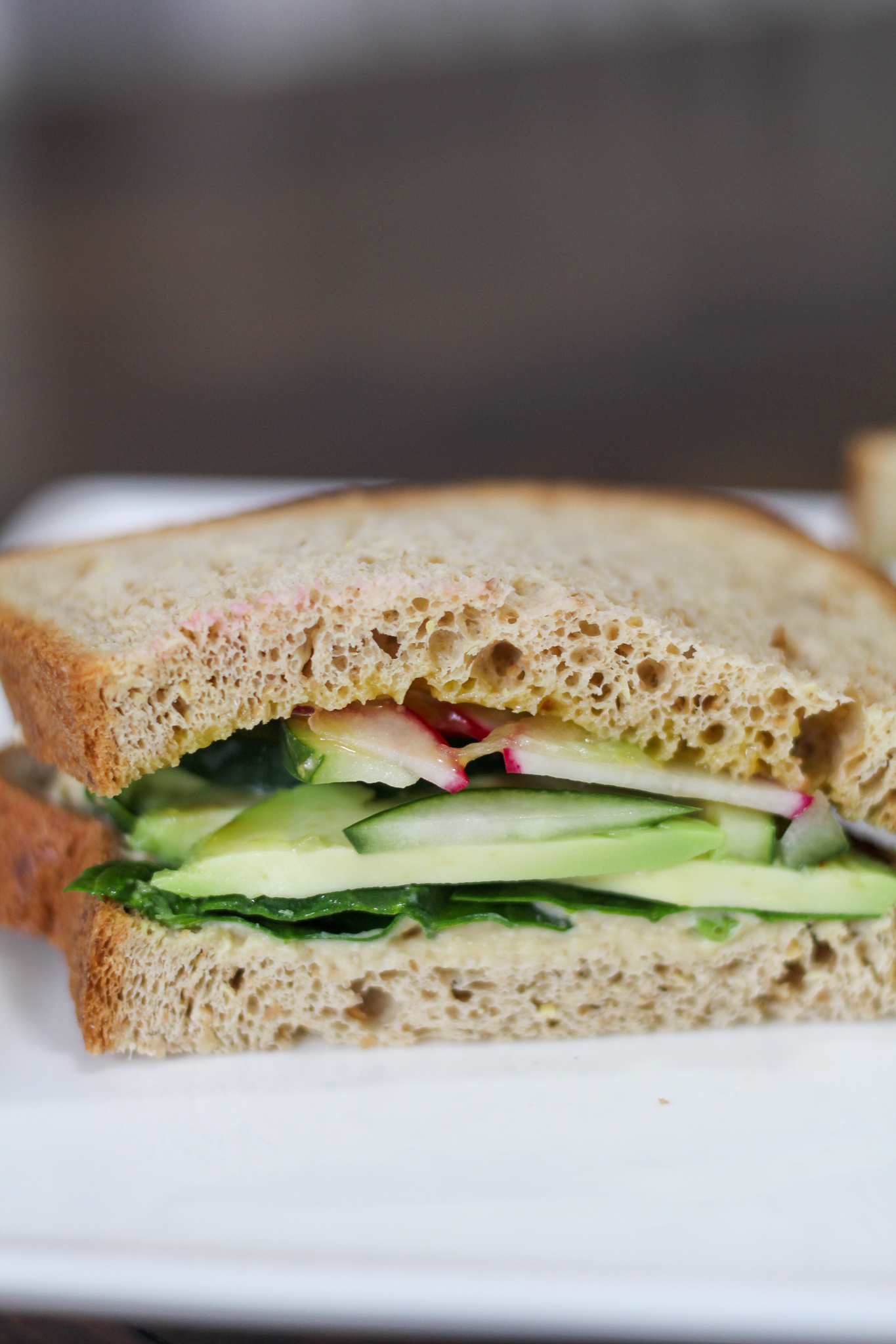 Simple and Easy Low Carb Veggie Sandwich
