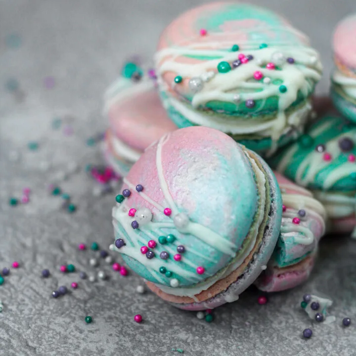 Cotton Candy Macarons