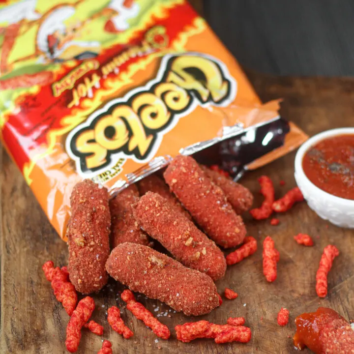 Flamin' Hot Cheeto Mozzarella Sticks
