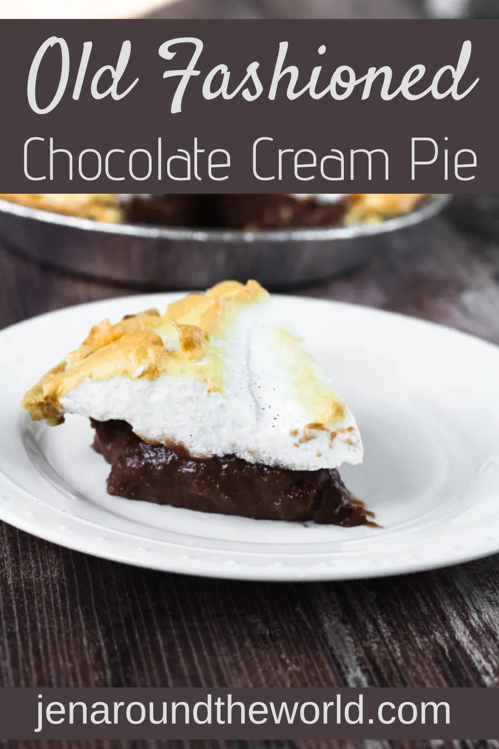 old fashioned chocolate cream pie