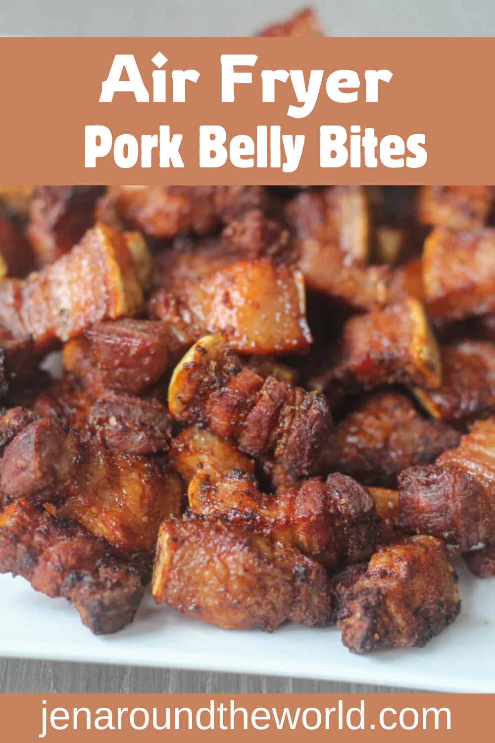 Air fryer pork belly bites