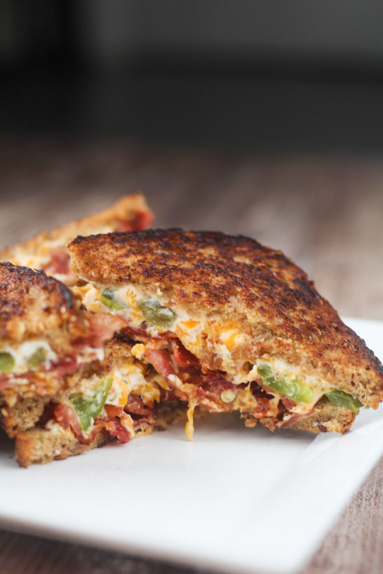 Jalapeno Popper Grilled Cheese Sandwich
