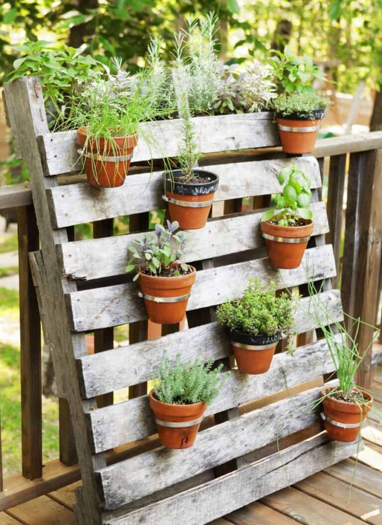 How to Turn a Pallet into an Herb Garden