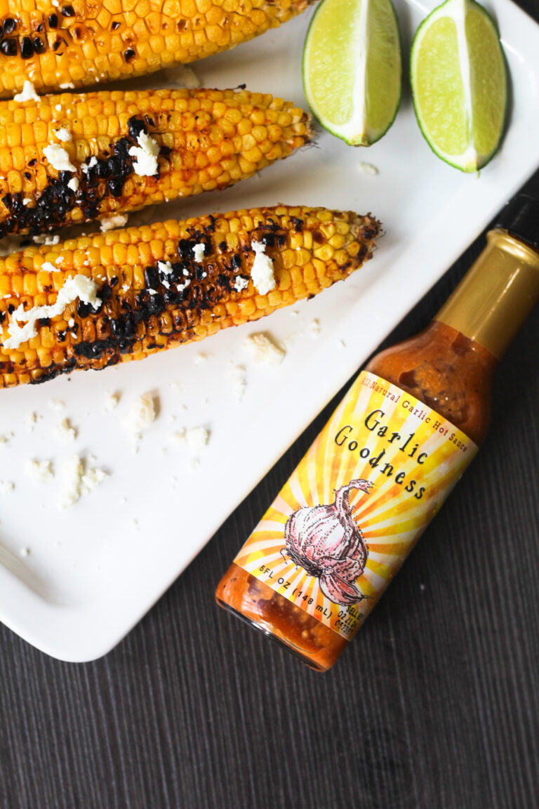 Garlic and Lime Grilled Corn