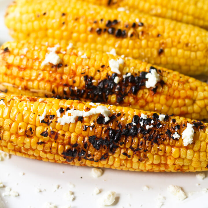 Garlic and Lime Grilled Corn