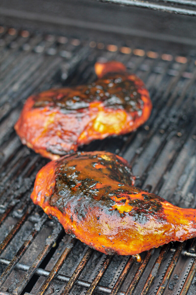 Grilled BBQ Chicken Leg Quarters