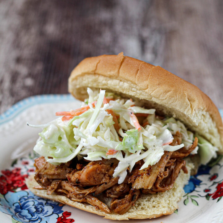 Pulled BBQ Chicken Sandwiches