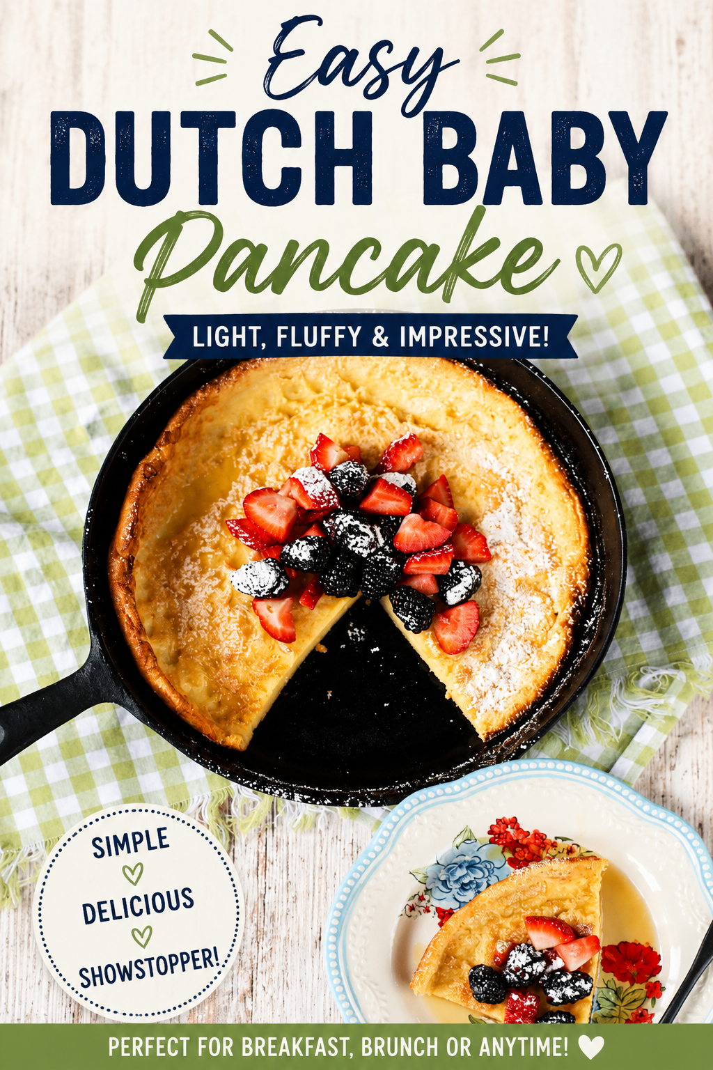 easy dutch baby pancake