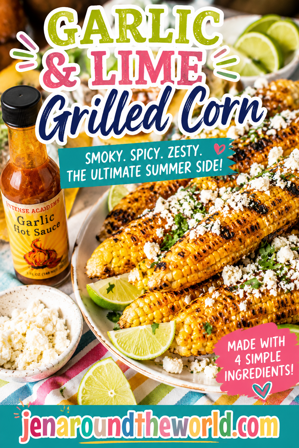 garlic and lime grilled corn