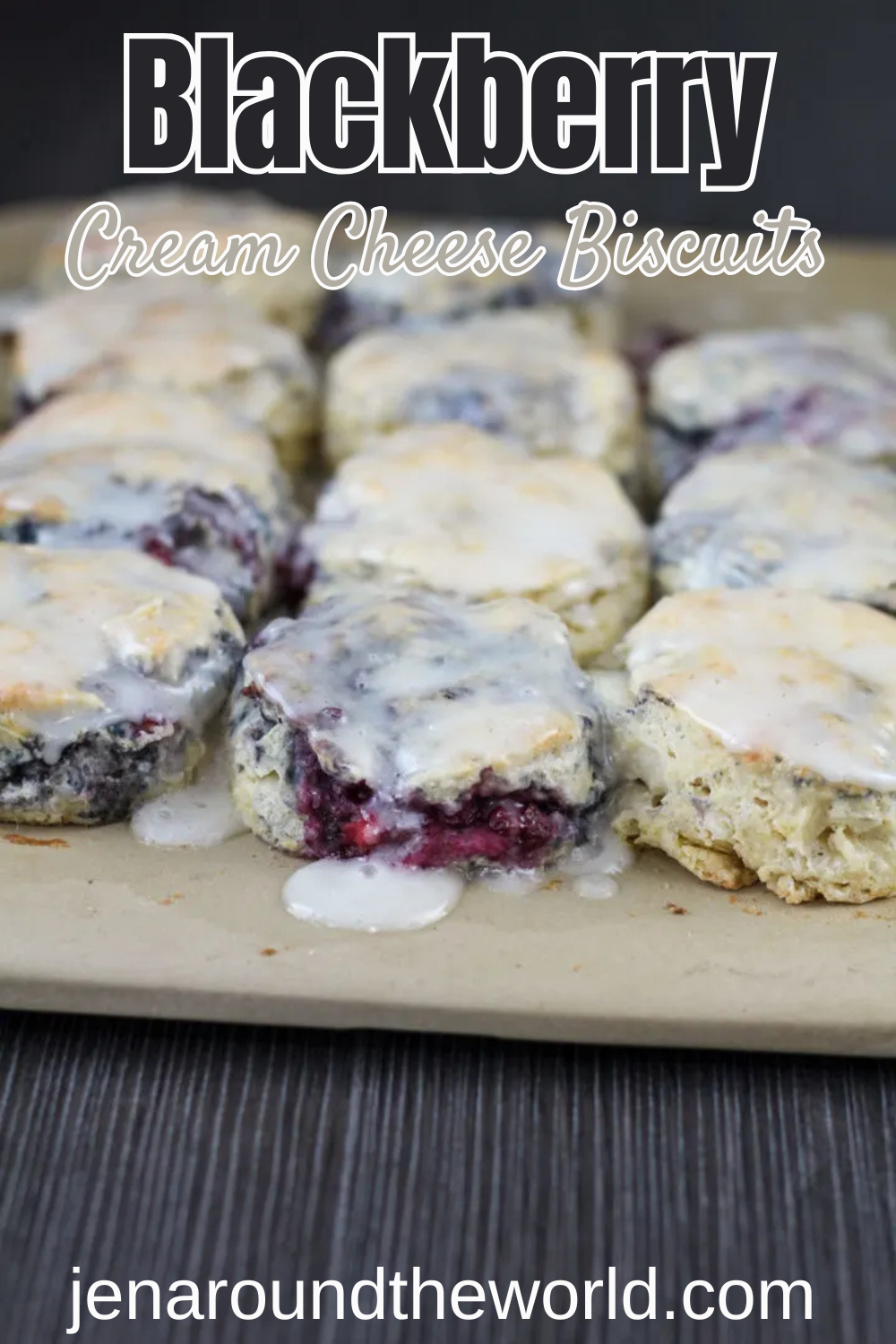 blackberry cream cheese biscuits