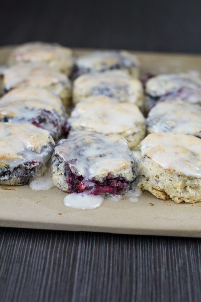 Blackberry Cream Cheese Biscuits