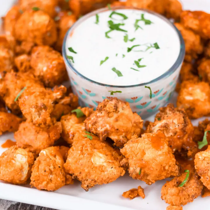 Air Fryer Buffalo Cauliflower