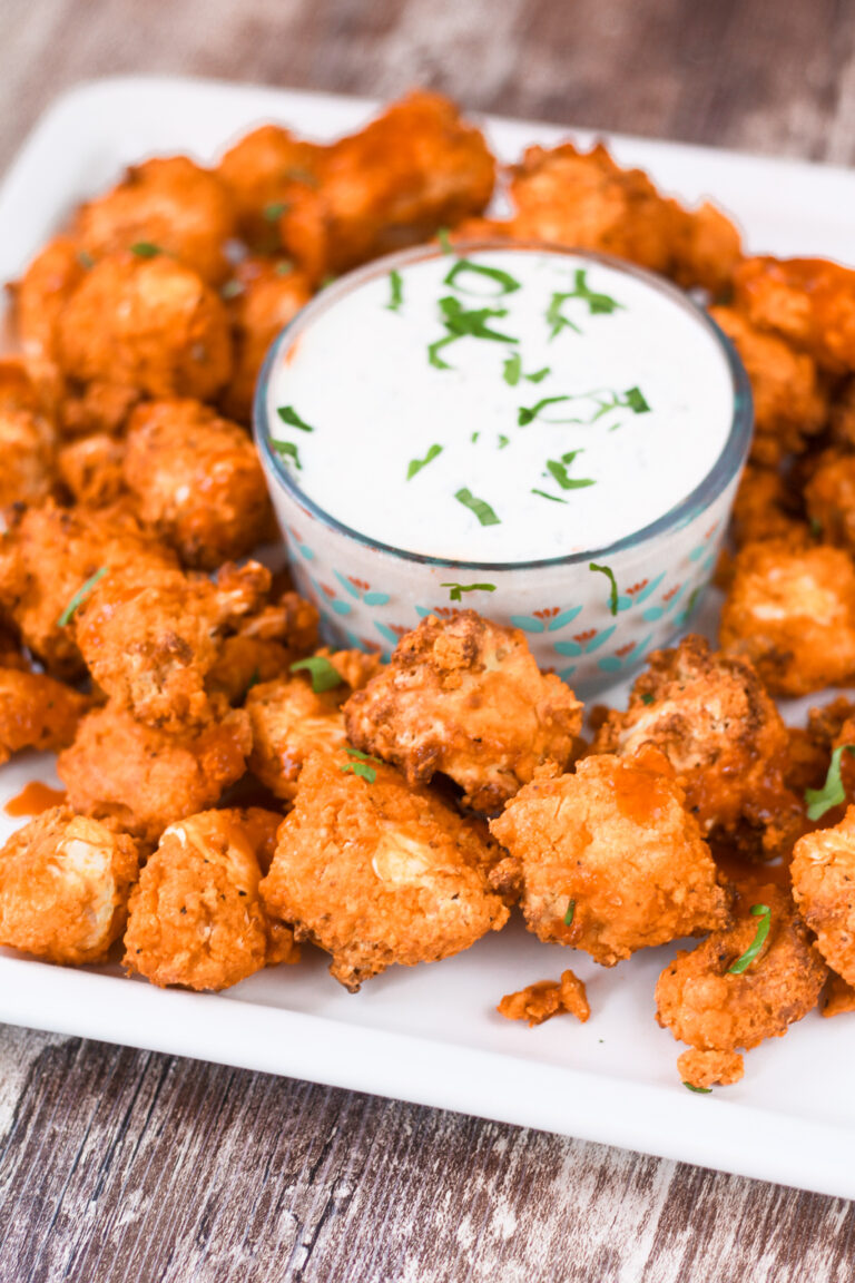 Air Fryer Buffalo Cauliflower
