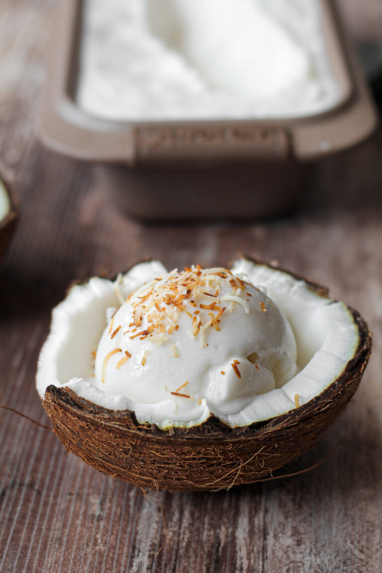 Easy Coconut Ice Cream
