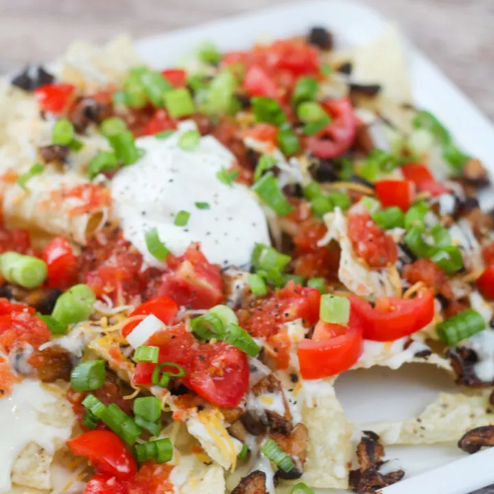 Shitake Mushroom Sheet Pan Nachos