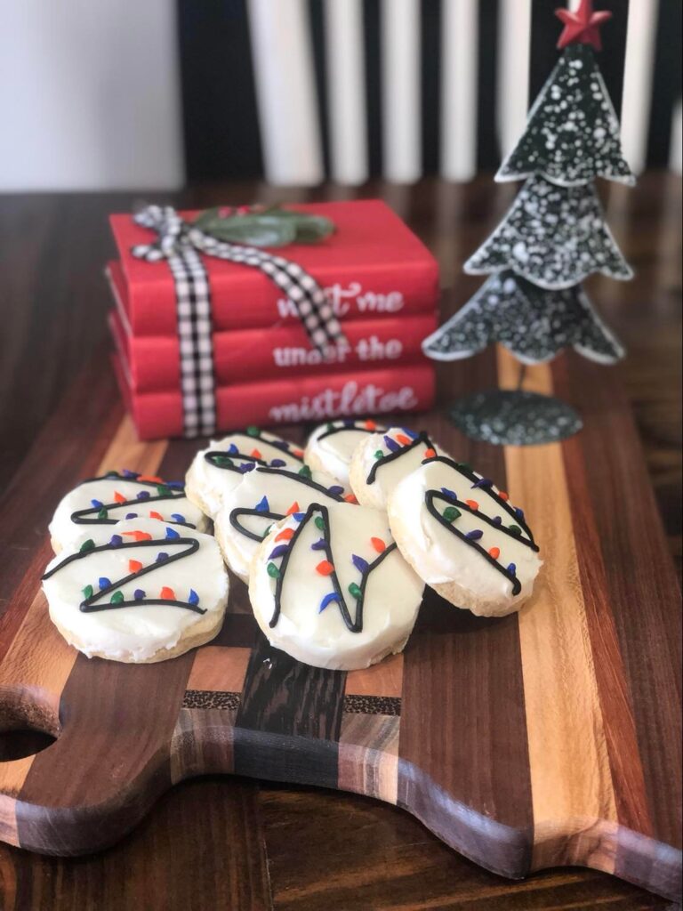Christmas Light Sugar Cookies