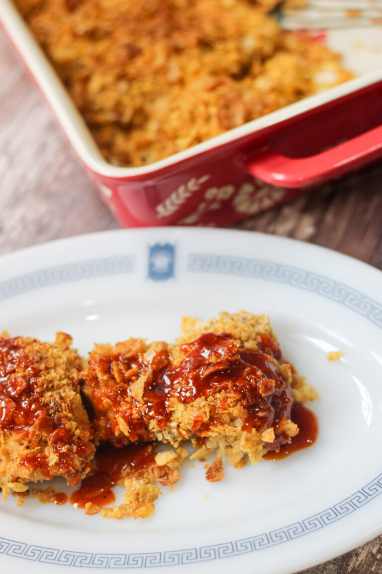 Sweet and Spicy Oven Fried Chicken