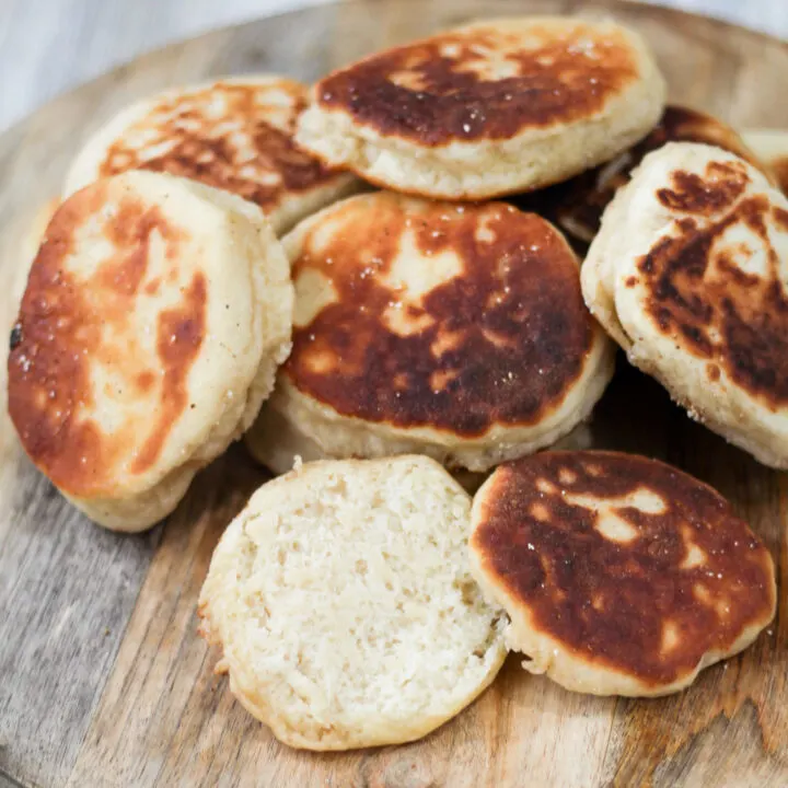 Sourdough Discard English Muffins