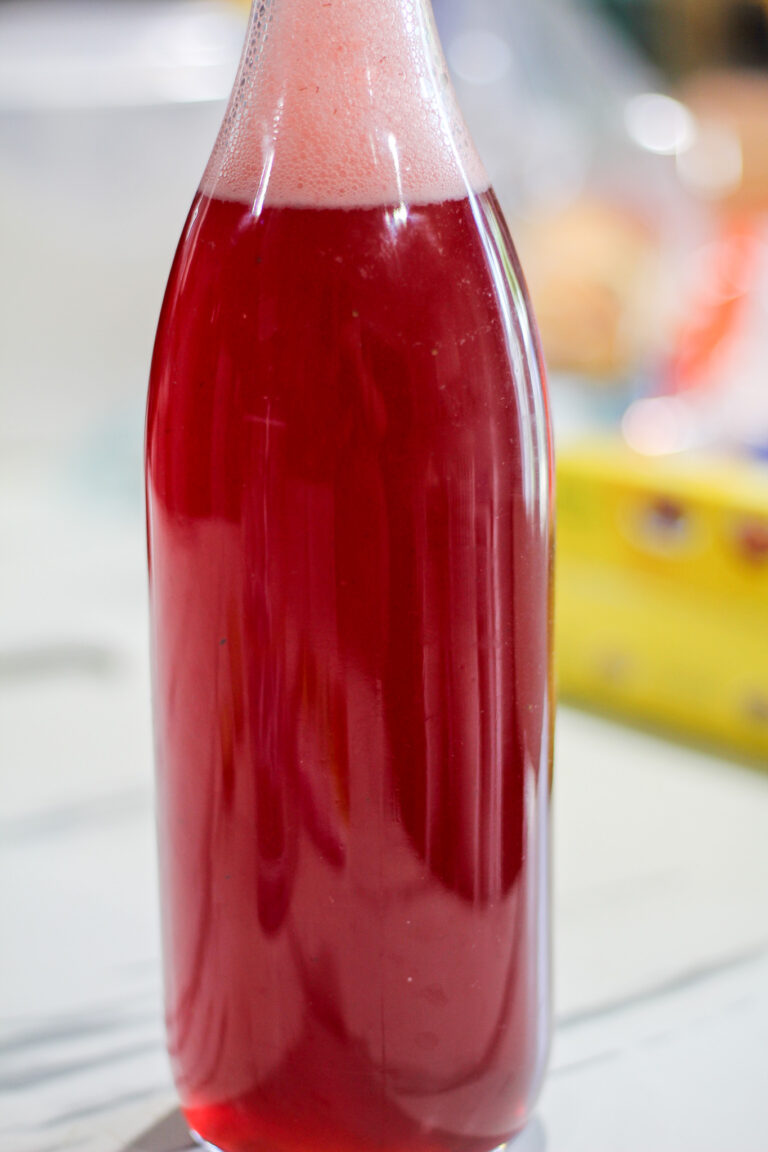 How to Make Strawberry Syrup Using the Tops
