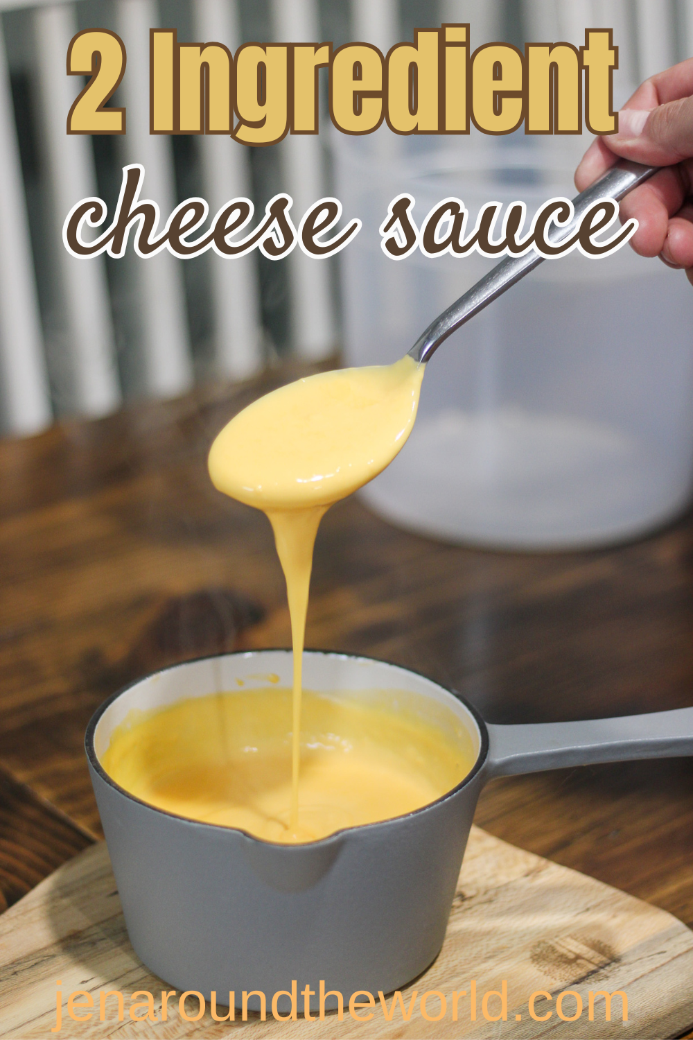 Two ingredient cheese sauce