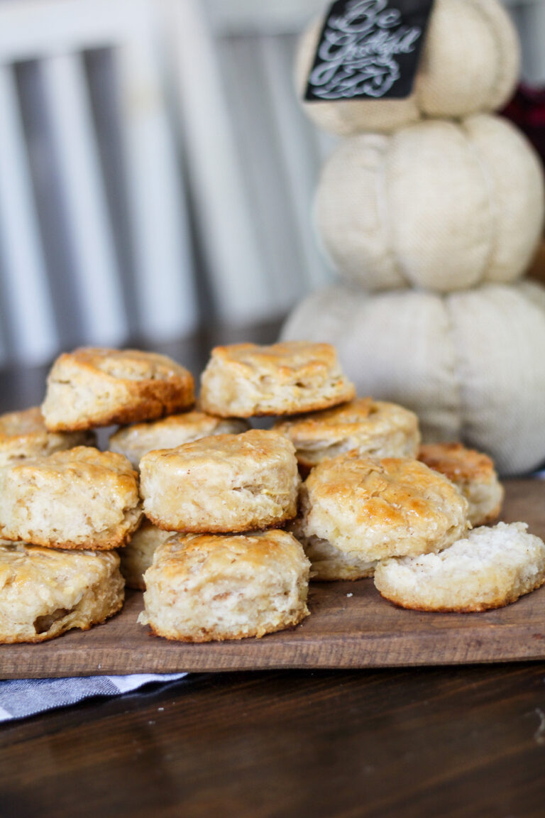 Apple Biscuits with Honey Butter