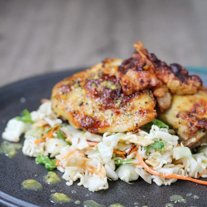 Air Fryer Lemon Chicken Thighs