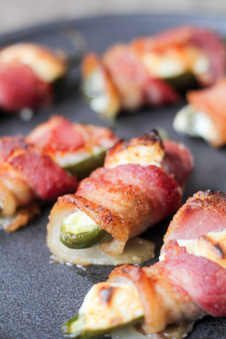 Bacon-Wrapped Jalapeno Poppers