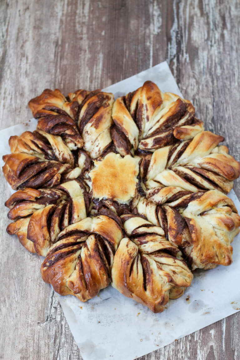 Sourdough Chocolate Christmas Star Bread