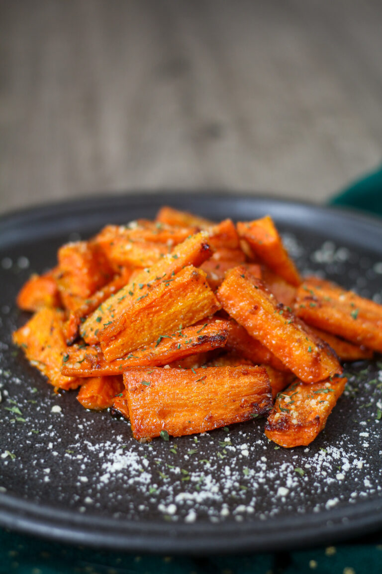 Brown Butter Honey Garlic Roasted Carrots