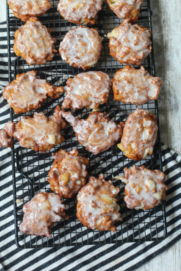 Sourdough Discard Apple Fritters