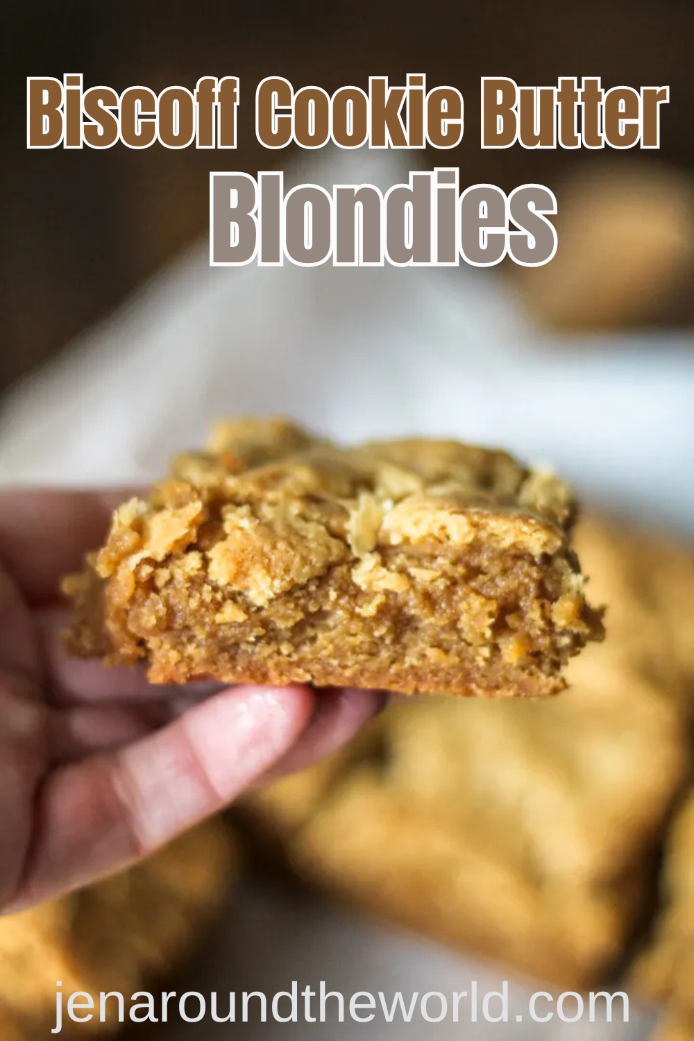Biscoff Cookie Butter Blondies