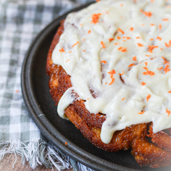 Sourdough Discard Carrot Cake Sweet Rolls