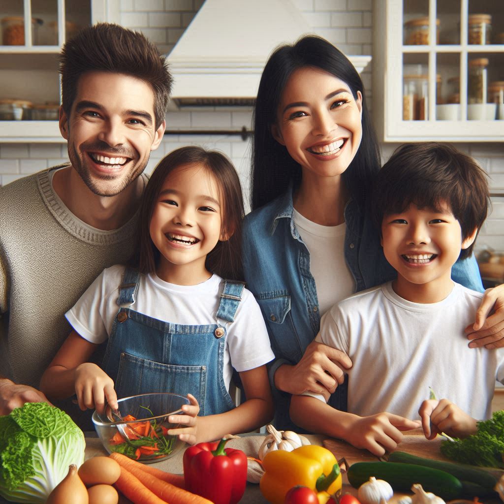 https://th.bing.com/th/id/OIG1.PI8XzdIaN5sdzwaEoCER?pid=ImgGn A happy family preparing dinner together.