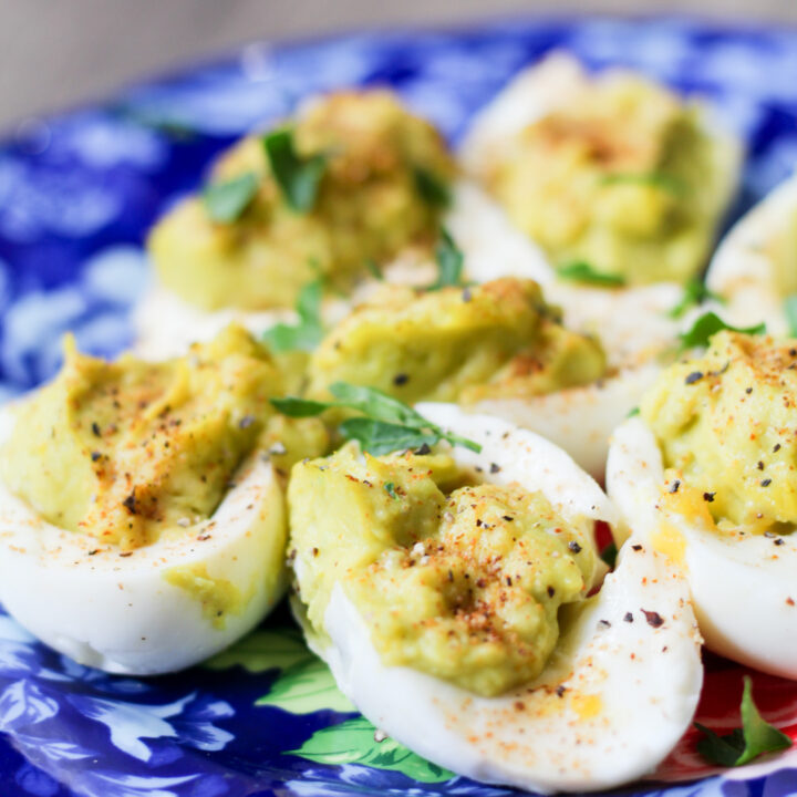 Avocado Deviled Eggs