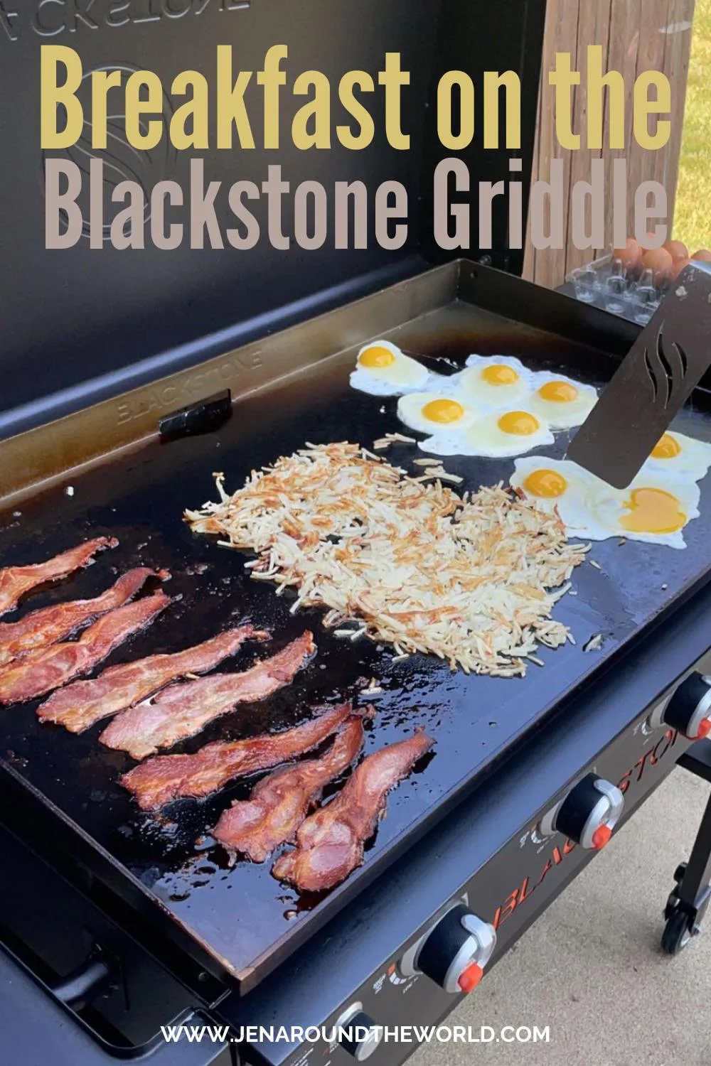 breakfast on the Blackstone griddle