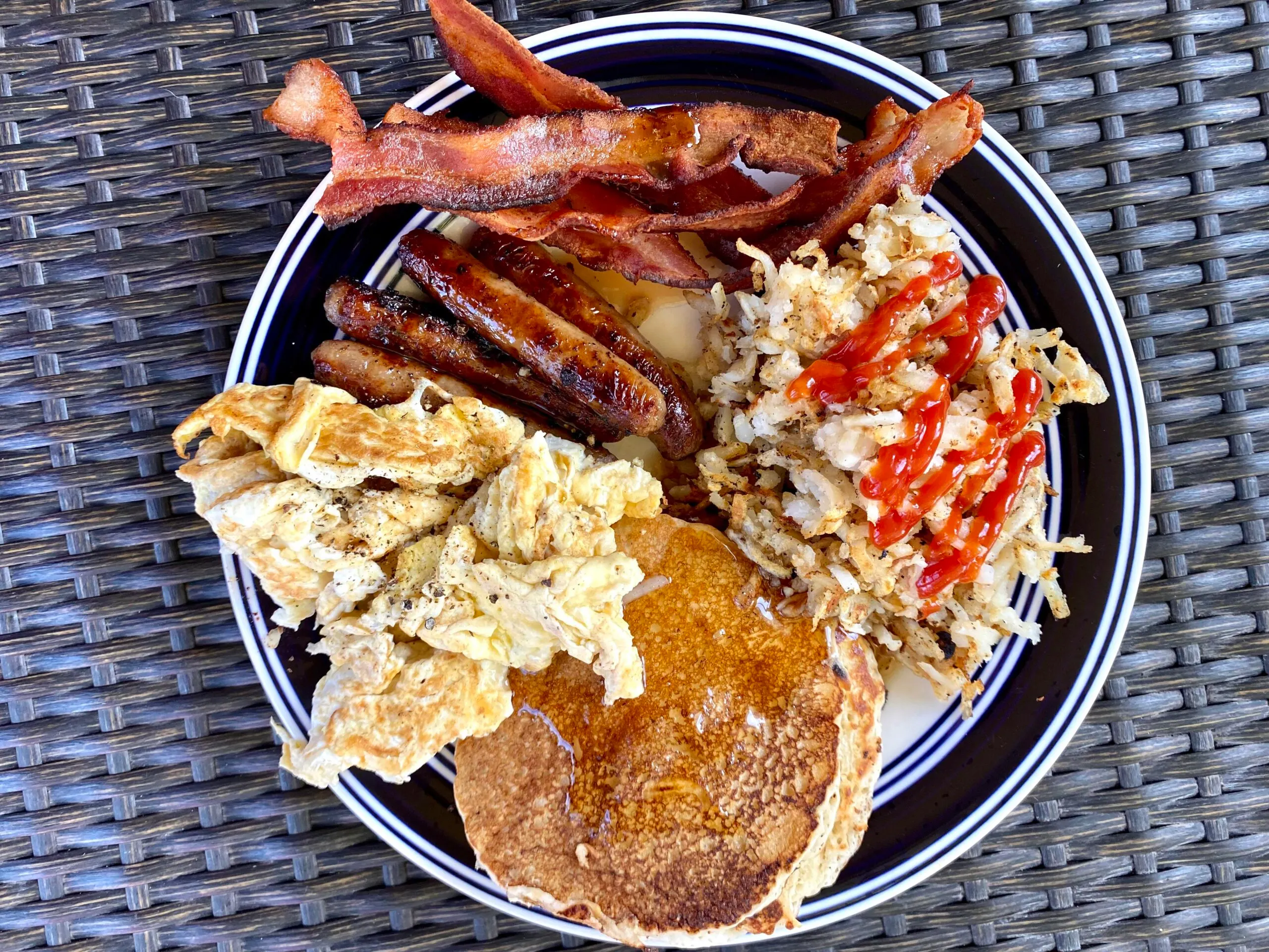 breakfast on the Blackstone griddle