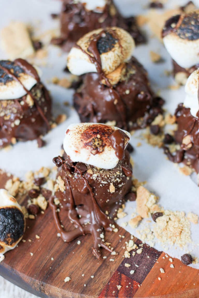 Campfire S'mores Cake Balls