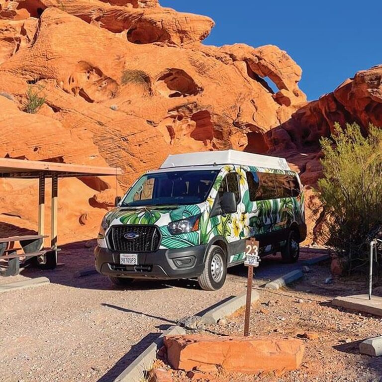 Exploring Nevada in a Campervan